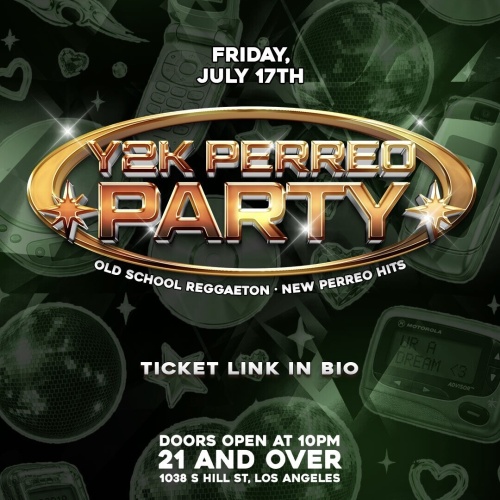 Y2K Perreo Party 2000s Reggaeton, Throwbacks & Bad Decisions - Flyer