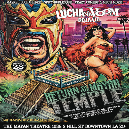 Lucha Vavoom De La Liz - Flyer