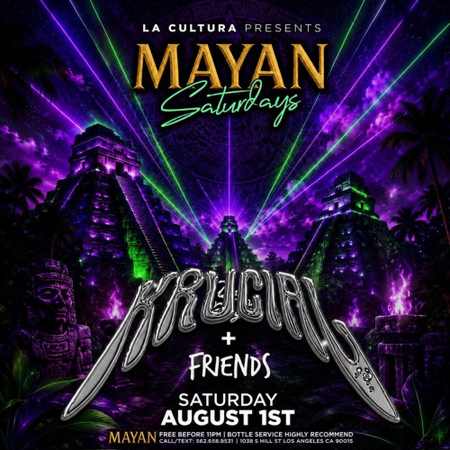 Mayan Saturdays - Flyer