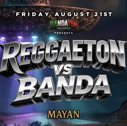 REGGAETON VS BANDA PARTY - Flyer