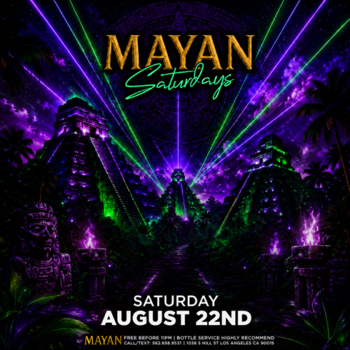 Mayan Saturdays - Flyer