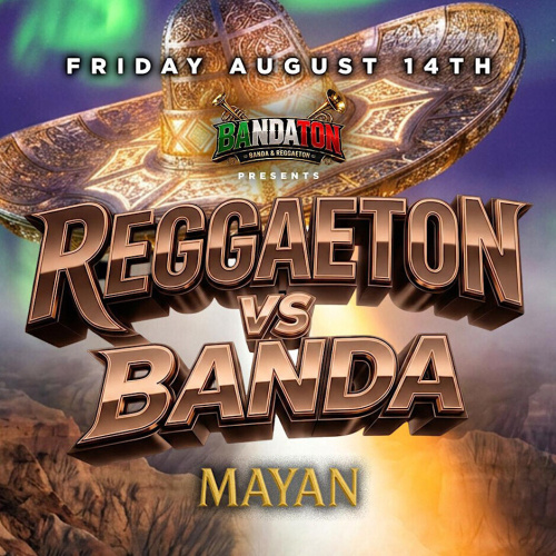 REGGAETON VS BANDA PARTY - Flyer