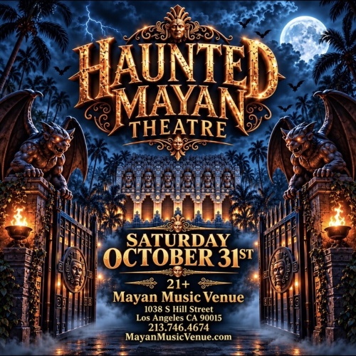 THE HAUNTED MAYAN THEATRE - Flyer