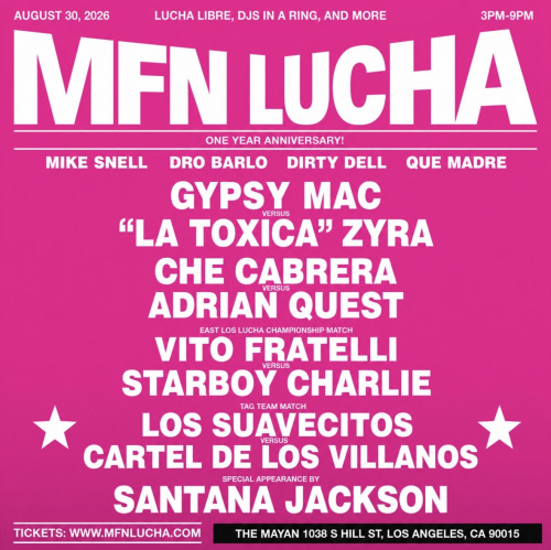 MFN Lucha Anniversary - Flyer
