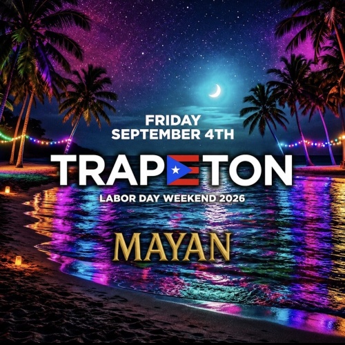 Mayan Fridays Trapeton Party - Flyer