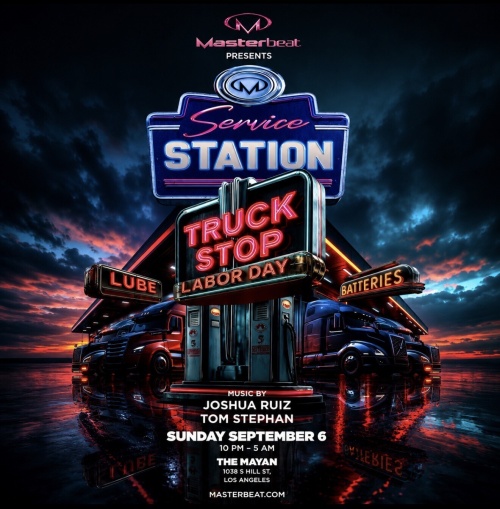 Masterbeat Presents, Service Station Truck Stop - Flyer