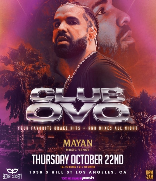 Secret Society Presents, Club Ovo - Flyer