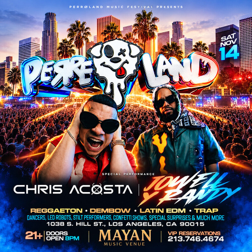 PERREOLAND Featuring JOWELL Y RANDY - Flyer