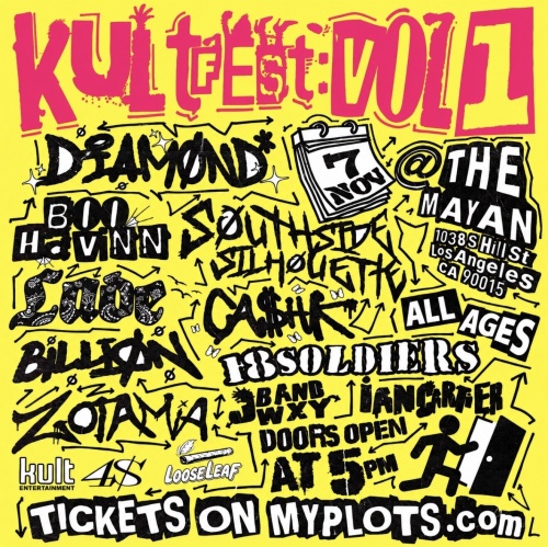 Kultfest Vol.1 ft. Diamond*, Boohavinn & More - Flyer