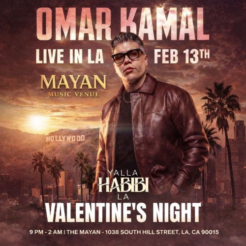 Yalla Habibi Presents, Omar Kamal - Flyer