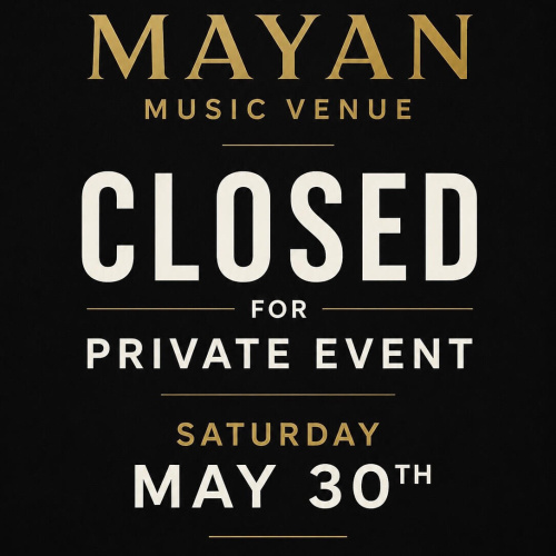 Closed For Private Event - Flyer
