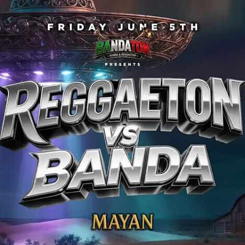 REGGAETON VS BANDA PARTY - Flyer