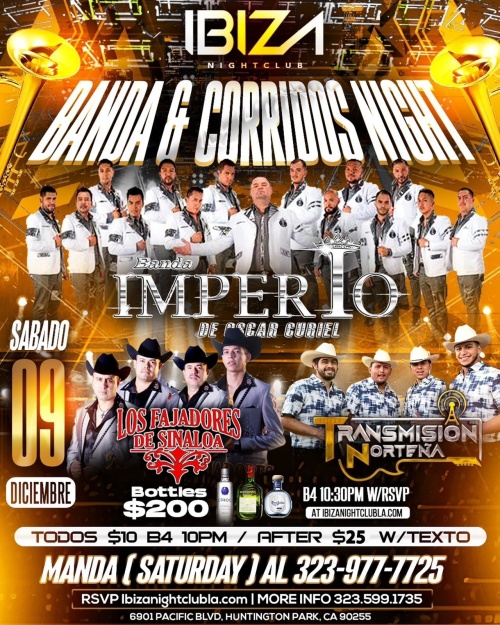 Banda Imperio - Ibiza Nightclub LA