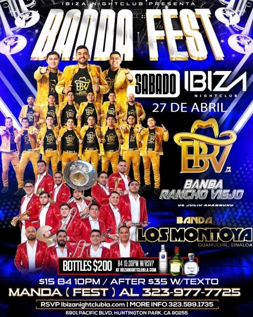 Banda Fest! - Ibiza Nightclub LA