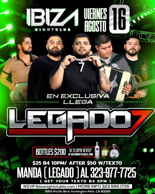 Legado 7 - Ibiza Nightclub LA