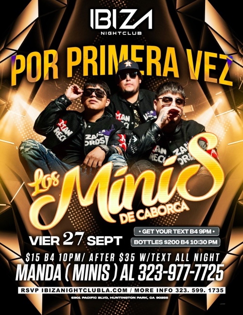 Los Minis de Caborga - Ibiza Nightclub LA