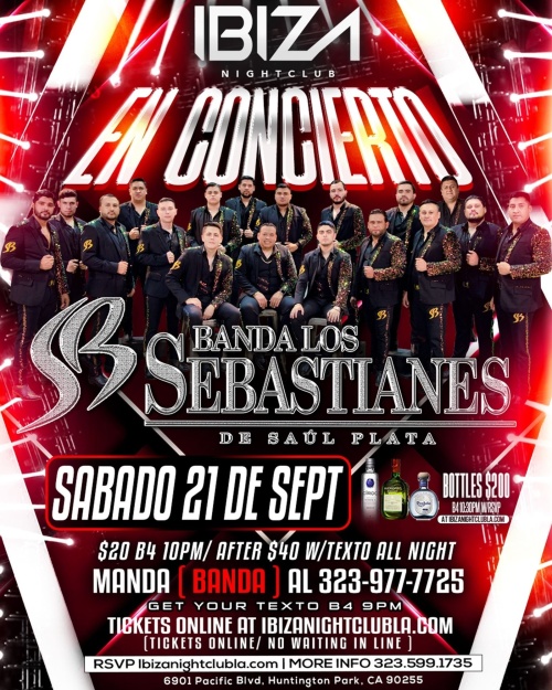 Banda Los Sebastianes - Ibiza Nightclub LA