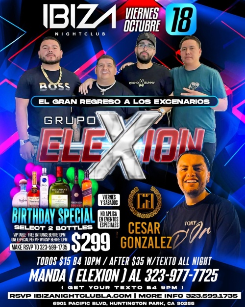 Grupo Elexion - Ibiza Nightclub LA