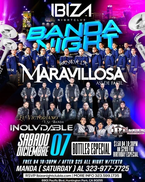 Banda Night - Ibiza Nightclub LA