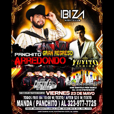 Panchito Arredondo, Friday, May 23rd, 2025