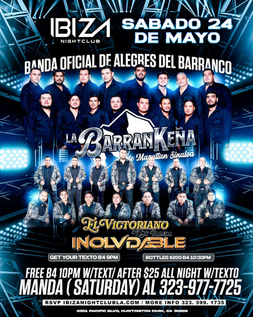 La Barrankena y El Victoriano - Ibiza Nightclub LA