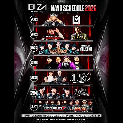 May Schedule, Monday, June 30th, 2025