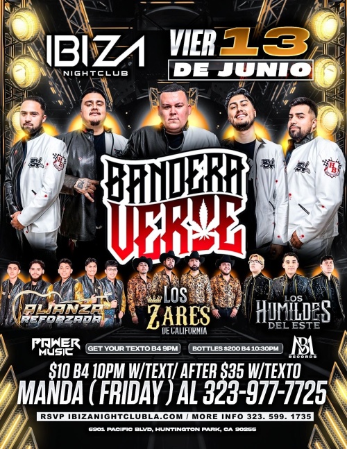 Bandera Verde - Ibiza Nightclub LA