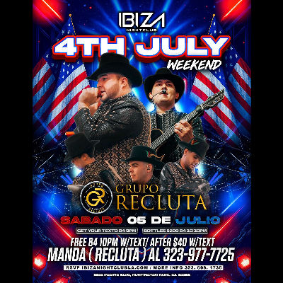 Recluta, Saturday, July 5th, 2025