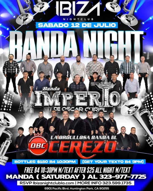 Banda Night - Ibiza Nightclub LA