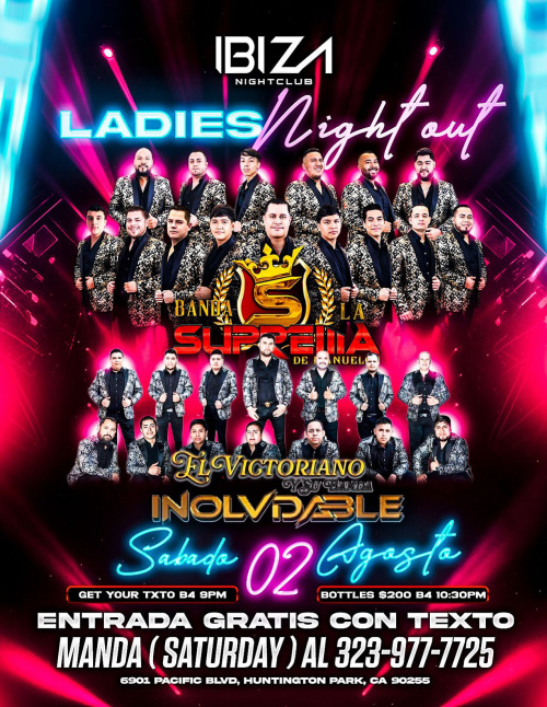 Banda Suprema, El Victoriano - Ibiza Nightclub LA