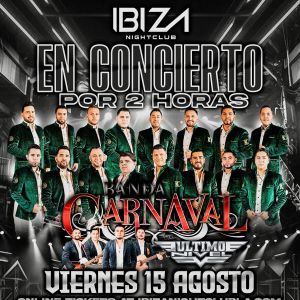 Banda Carnaval, Friday, August 15th, 2025
