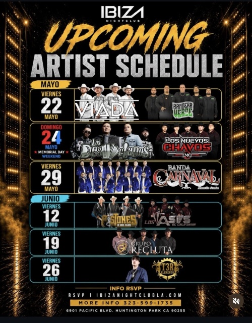 upcoming artis - Ibiza Nightclub LA