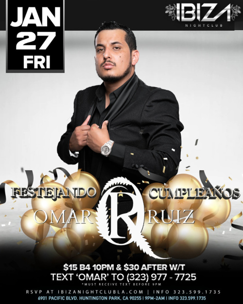 OMAR RUIZ - Ibiza Nightclub LA