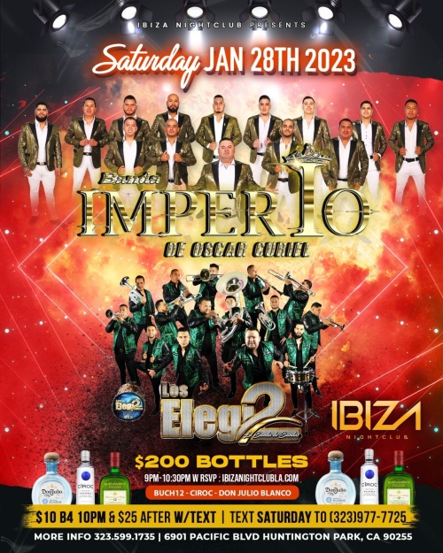 BANDA IMPERIO - LOS ELEGI2 - Ibiza Nightclub LA