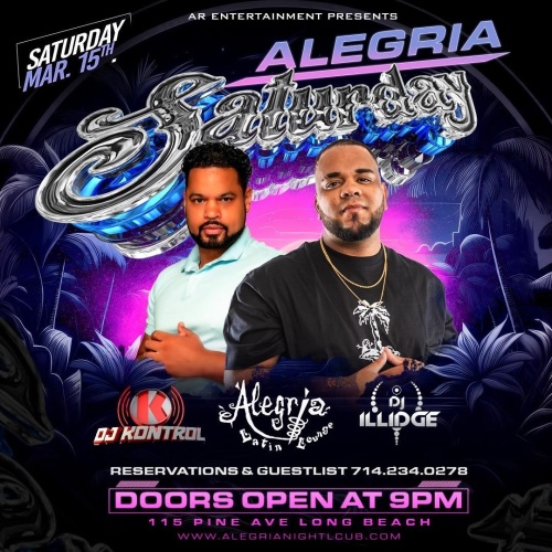 Alegria Saturday - Alegria Cocina Latina