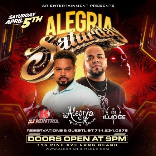 Alegria Saturday - Alegria Cocina Latina