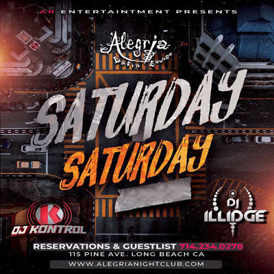 Alegria Saturday, Saturday, May 24th, 2025