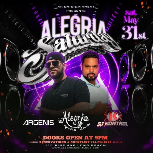 Alegria Saturday - Alegria Cocina Latina