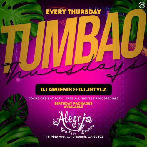 Tumbao Thursday - Alegria Cocina Latina