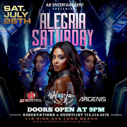 Alegria Saturday - Alegria Cocina Latina