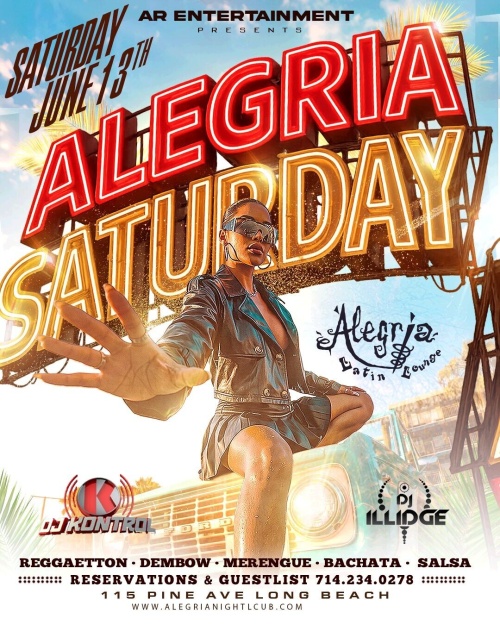 Alegria Saturday - Alegria Cocina Latina