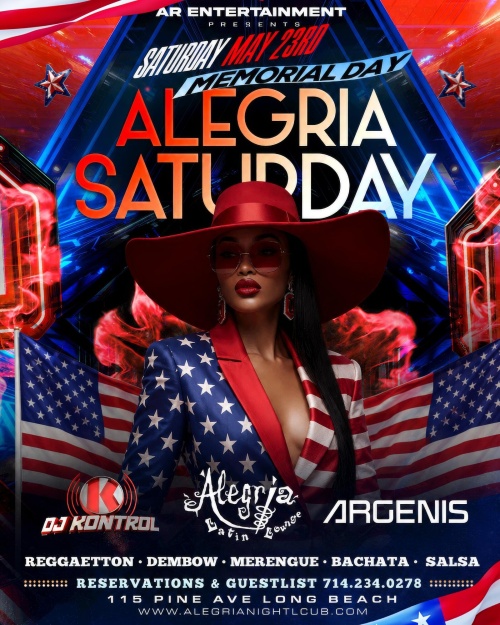 Alegria Saturday - Alegria Cocina Latina