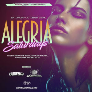 Alegria Saturday, Saturday, October 1st, 2022