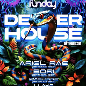 Deeper House: Day Party, Sunday, September 21st, 2025