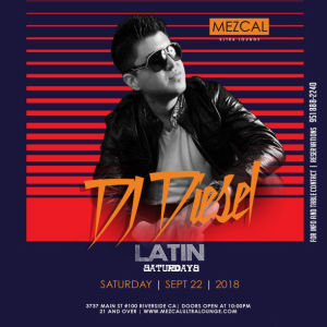 Latin Saturdays, Saturday, September 22nd, 2018