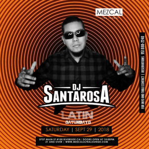 Latin Saturdays, Saturday, September 29th, 2018
