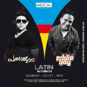 Latin Saturdays, Saturday, October 27th, 2018