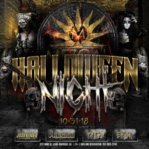 Halloween Night, Wednesday, October 31st, 2018