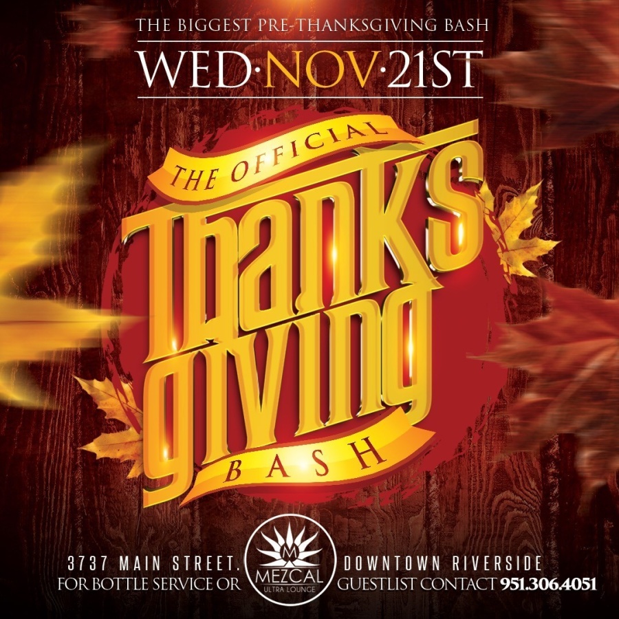 Pre Thanksgiving Bash Mezcal Ultra Lounge