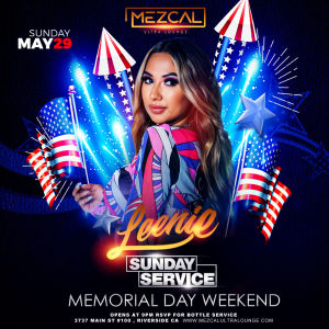 Memorial Day Weekend, Sunday, May 29th, 2022